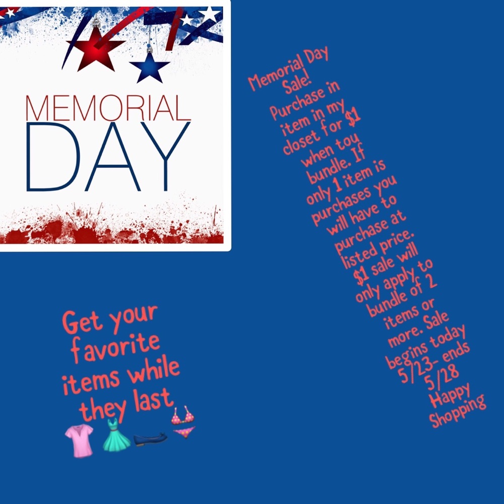 Memorial Day sale